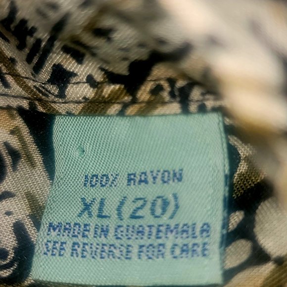 BON HOMME Youth Boys XL Short Sleeve Button Up Shirt Abstract Graphic Print - Picture 6 of 7